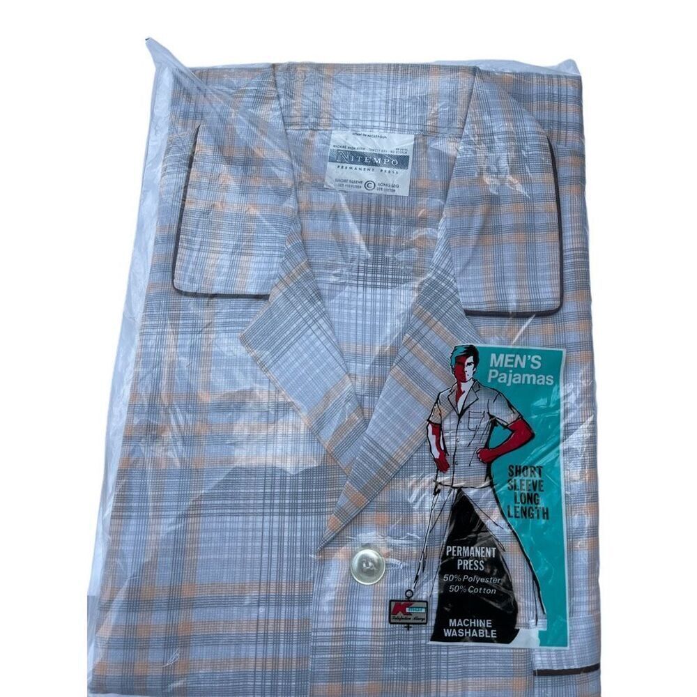 Vintage Deadstock Nitempo men’s pajama set size large Long.